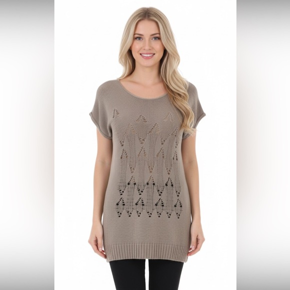 Bebe open knit sweater tunic/dress size medium - Picture 1 of 6